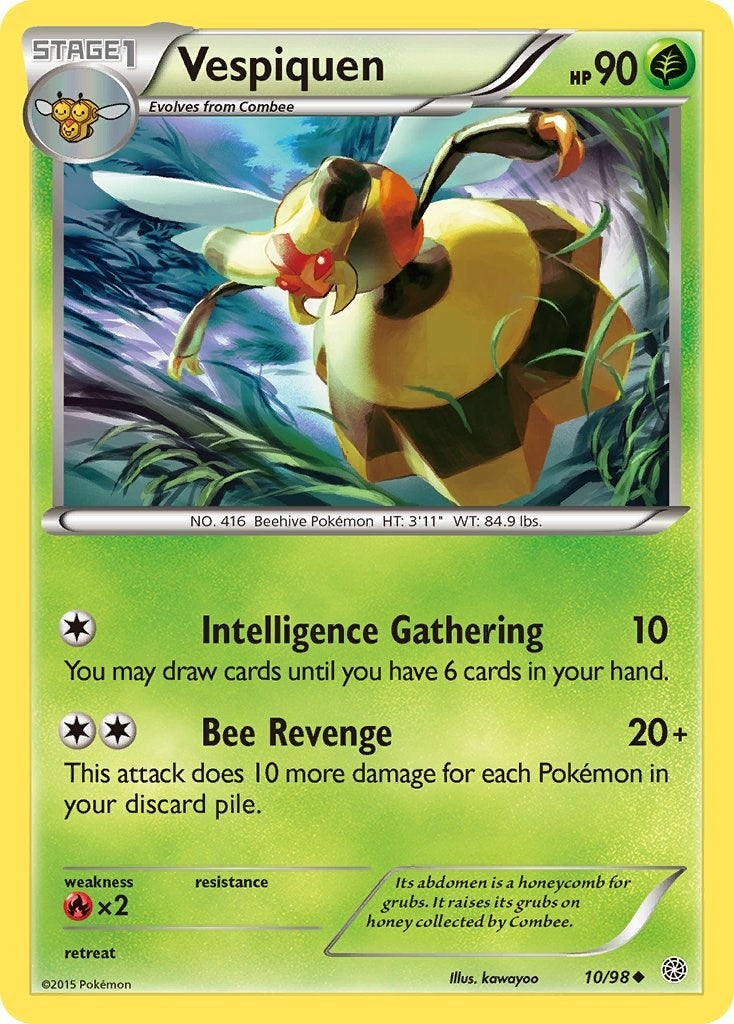 Image for Vespiquen (10) (10/98) (XY - Ancient Origins) - Pokemon