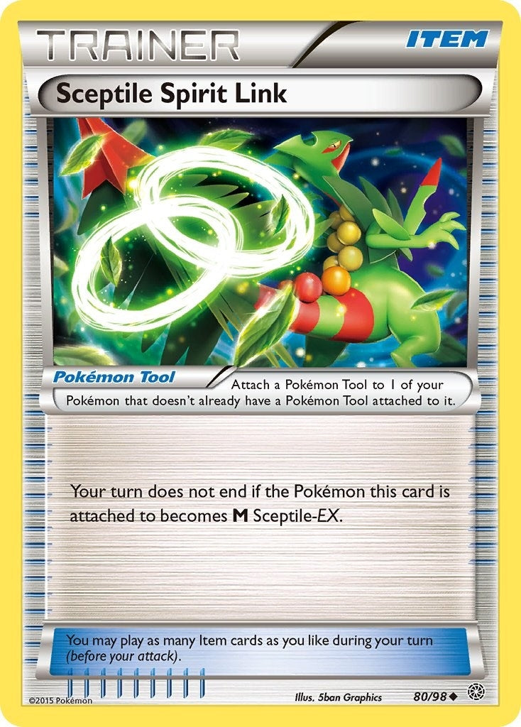 Image for Sceptile Spirit Link (80/98) (XY - Ancient Origins) - Pokemon