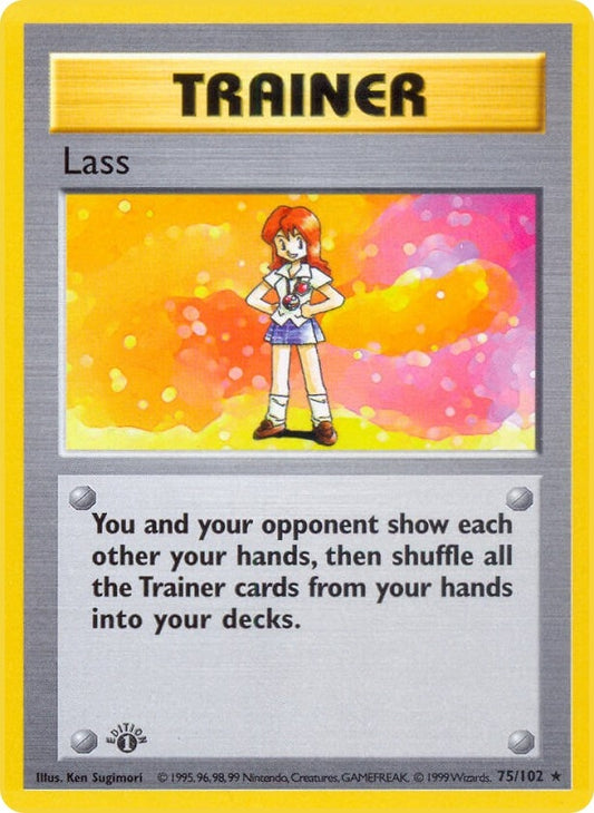 Image for Lass (075/102) (Base Set (Shadowless)) - Pokemon