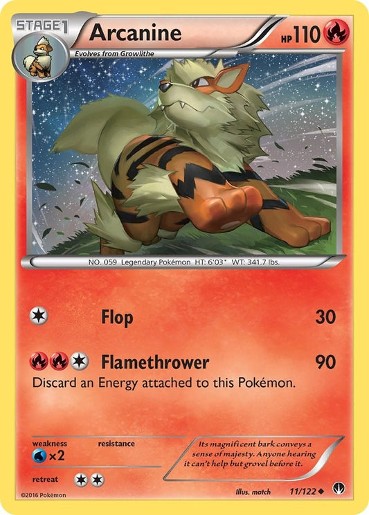 Image for Arcanine (11/122) (XY - BREAKpoint) - Pokemon