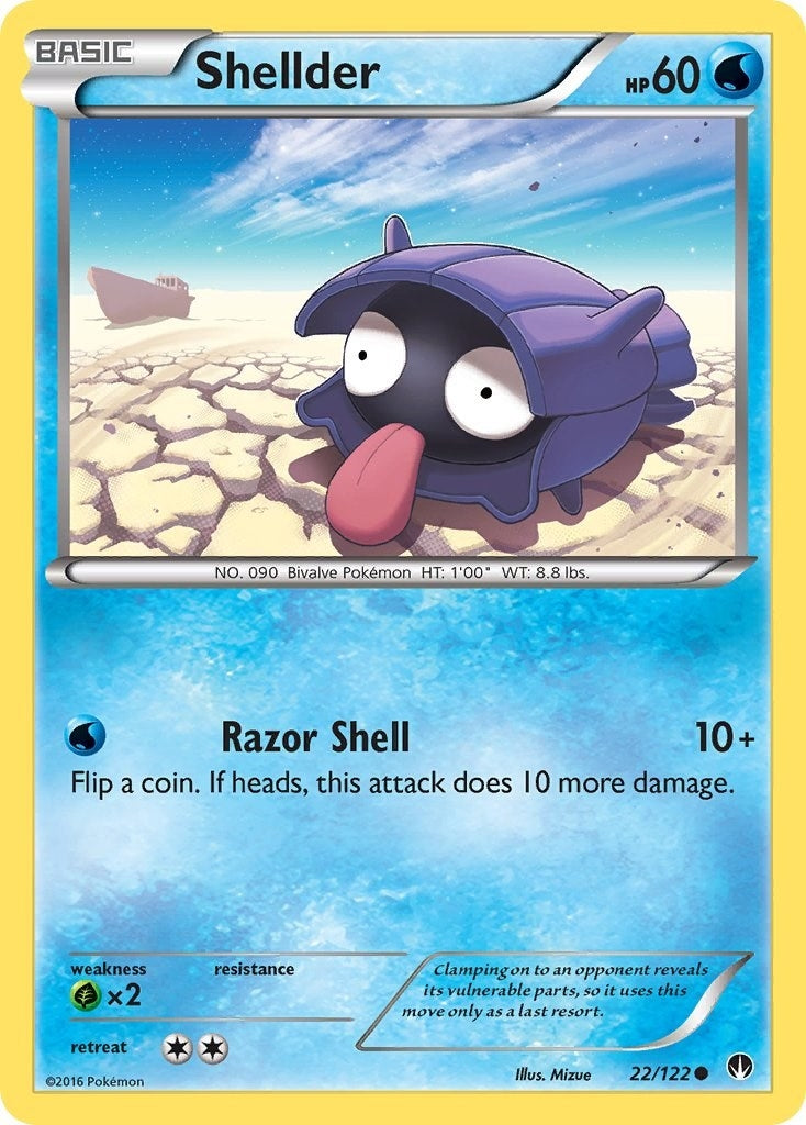 Image for Shellder (22) (22/122) (XY - BREAKpoint) - Pokemon