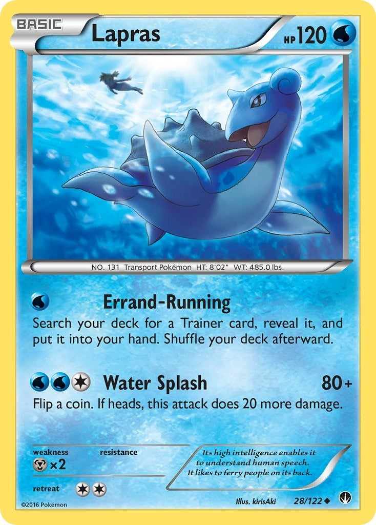 Image for Lapras (28/122) (XY - BREAKpoint) - Pokemon