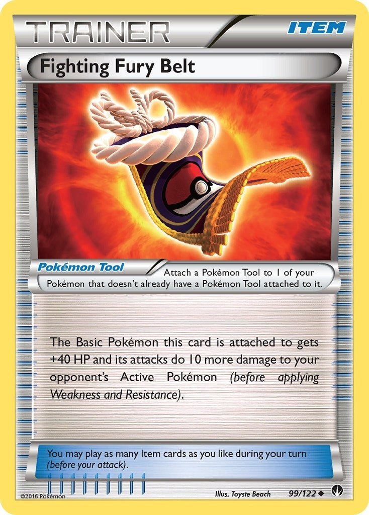 Image for Fighting Fury Belt (99/122) (XY - BREAKpoint) - Pokemon