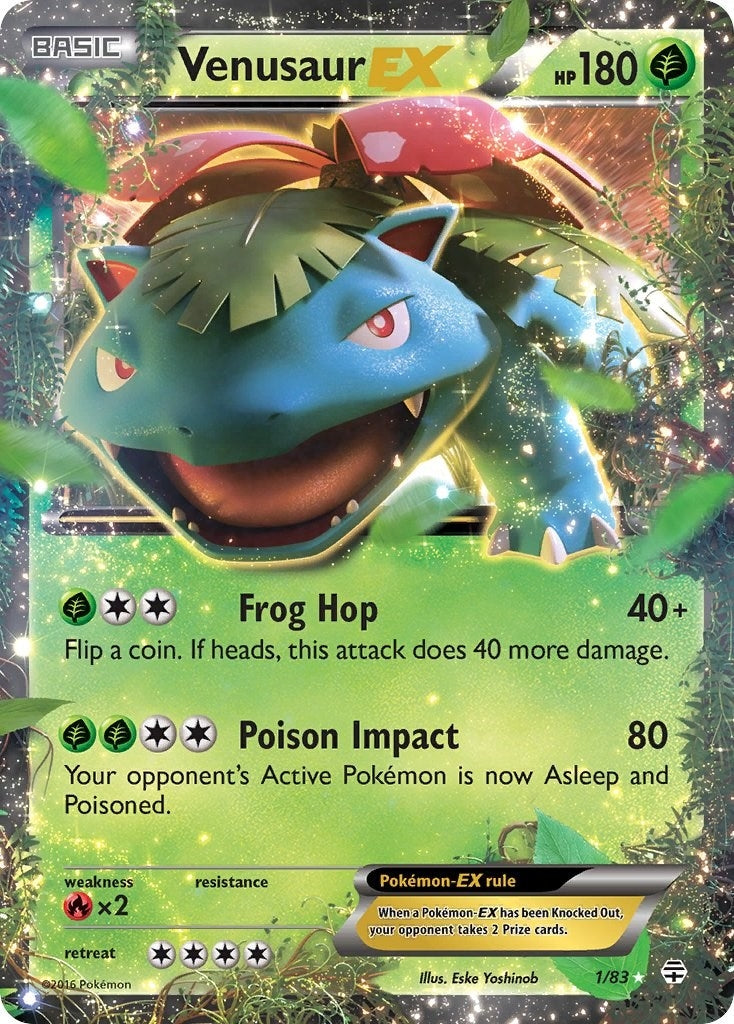 Image for Venusaur EX (1/83) (Generations) - Pokemon