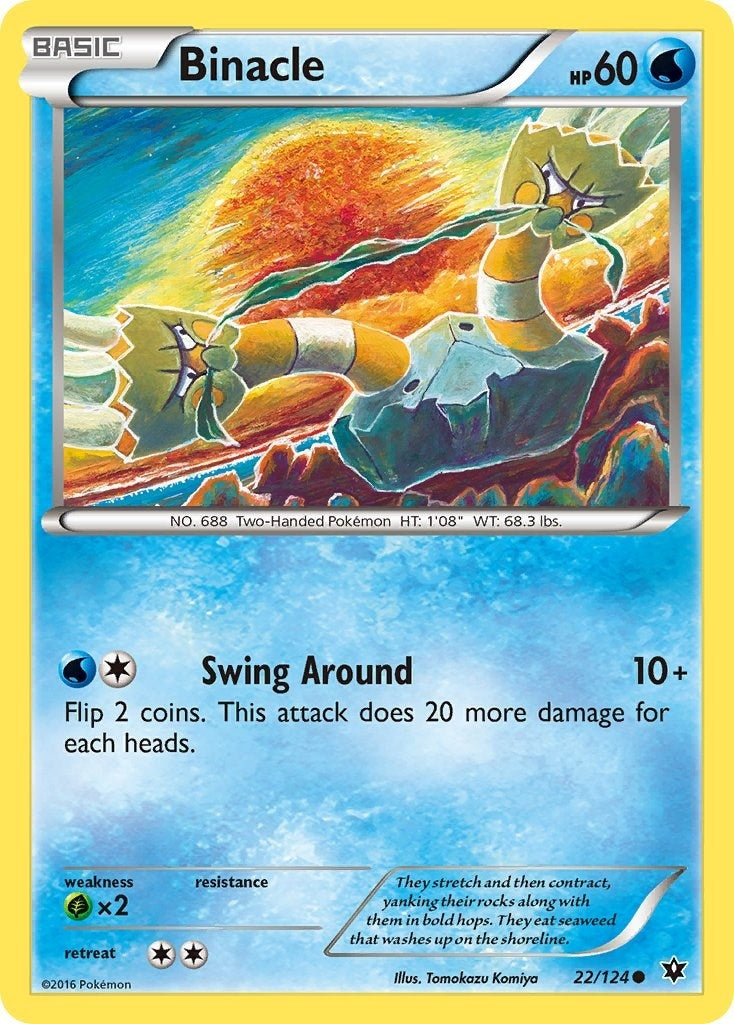 Image for Binacle (22/124) (XY - Fates Collide) - Pokemon