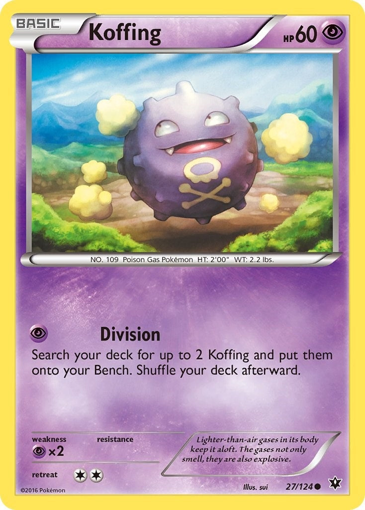Image for Koffing (27/124) (XY - Fates Collide) - Pokemon