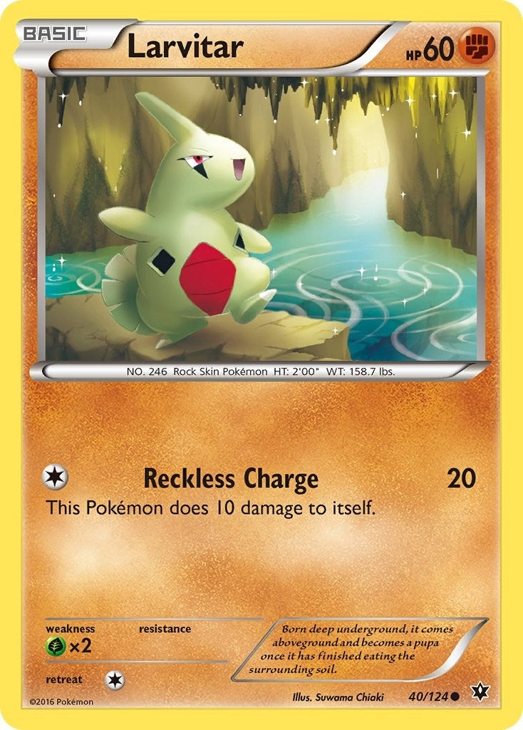 Image for Larvitar (40) (40/124) (XY - Fates Collide) - Pokemon