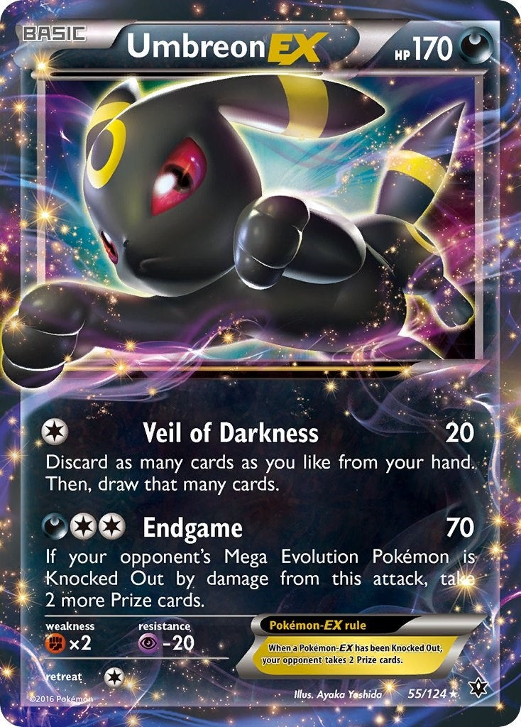 Image for Umbreon EX (55/124) (XY - Fates Collide) - Pokemon