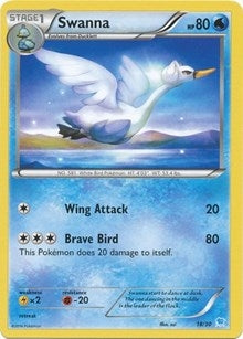 Image for Swanna (18) (18/30) (XY Trainer Kit: Pikachu Libre & Suicune) - Pokemon