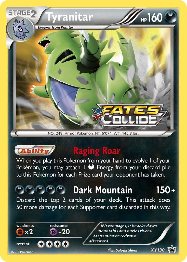 Image for Tyranitar (Prerelease) (XY130) (XY Promos) - Pokemon