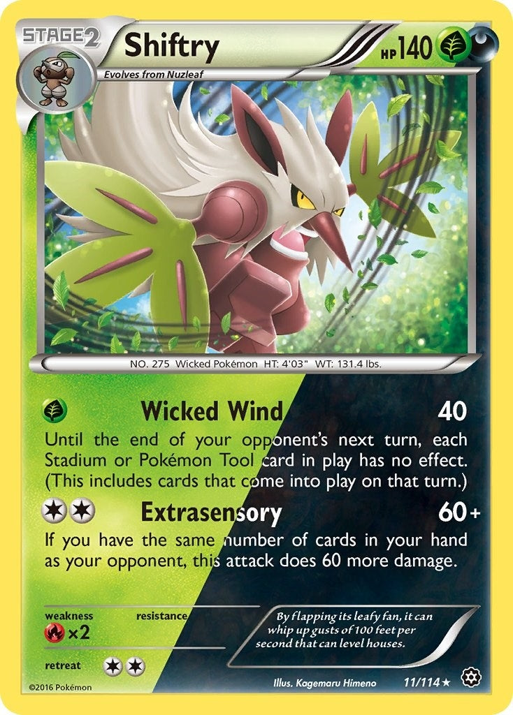 Image for Shiftry (11/114) (XY - Steam Siege) - Pokemon