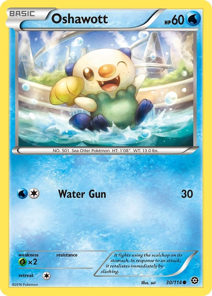 Image for Oshawott (30/114) (XY - Steam Siege) - Pokemon
