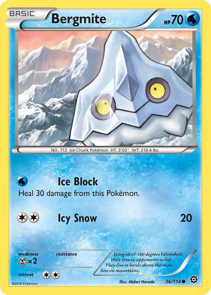 Image for Bergmite (36/114) (XY - Steam Siege) - Pokemon