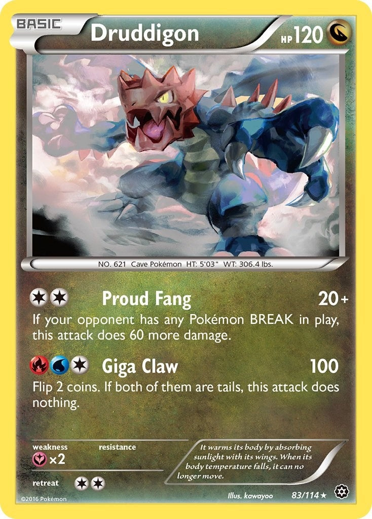 Image for Druddigon (83/114) (XY - Steam Siege) - Pokemon