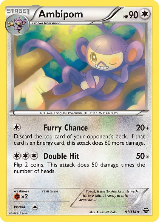 Image for Ambipom (91/114) (XY - Steam Siege) - Pokemon