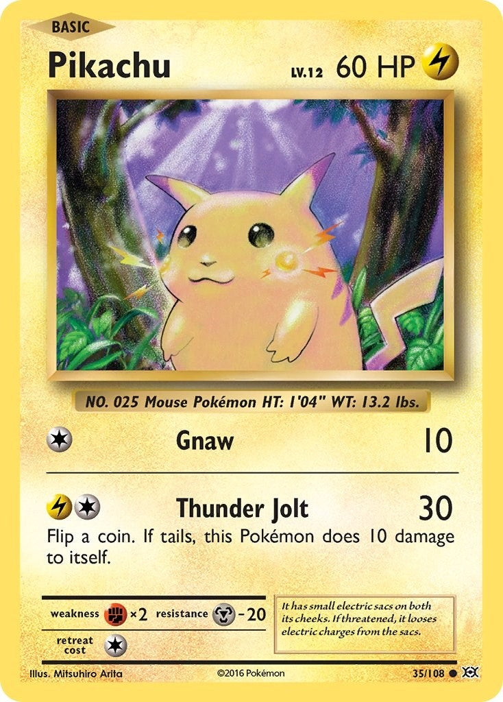 Image for Pikachu (35/108) (XY - Evolutions) - Pokemon