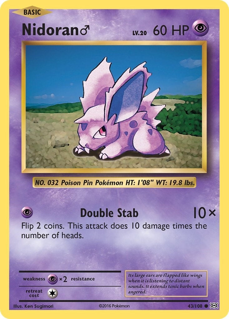 Image for Nidoran M (43/108) (XY - Evolutions) - Pokemon