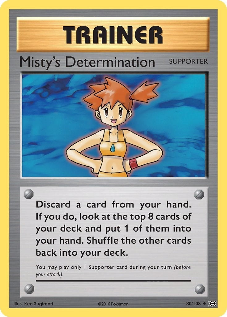 Image for Misty's Determination (80/108) (XY - Evolutions) - Pokemon
