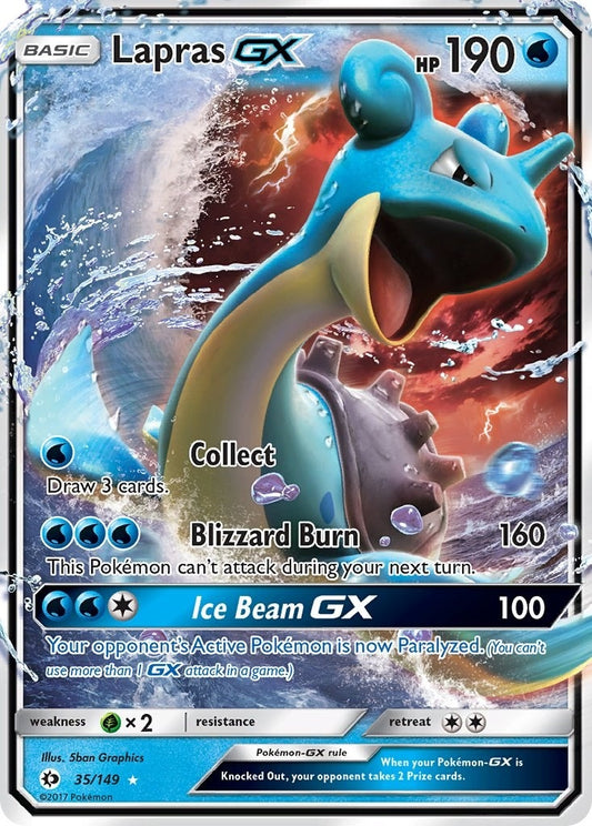 Image for Lapras GX (35/149) (SM Base Set) - Pokemon