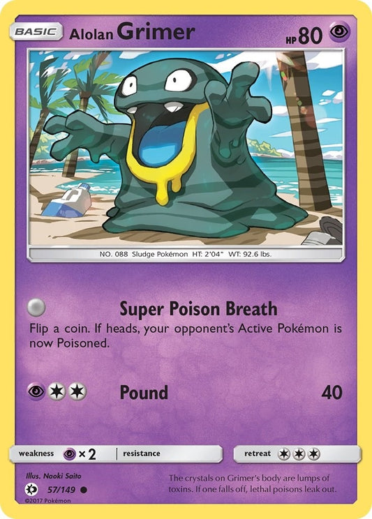 Image for Alolan Grimer (57/149) (SM Base Set) - Pokemon