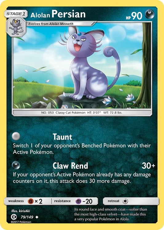 Image for Alolan Persian (79/149) (SM Base Set) - Pokemon