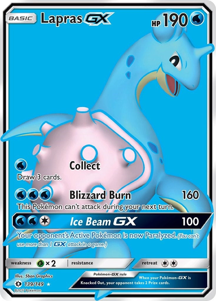 Image for Lapras GX (Full Art) (139/149) (SM Base Set) - Pokemon