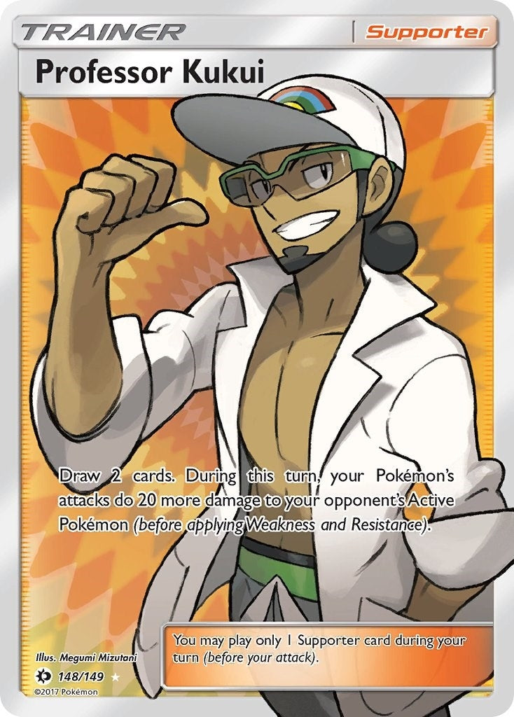 Image for Professor Kukui (Full Art) (148/149) (SM Base Set) - Pokemon