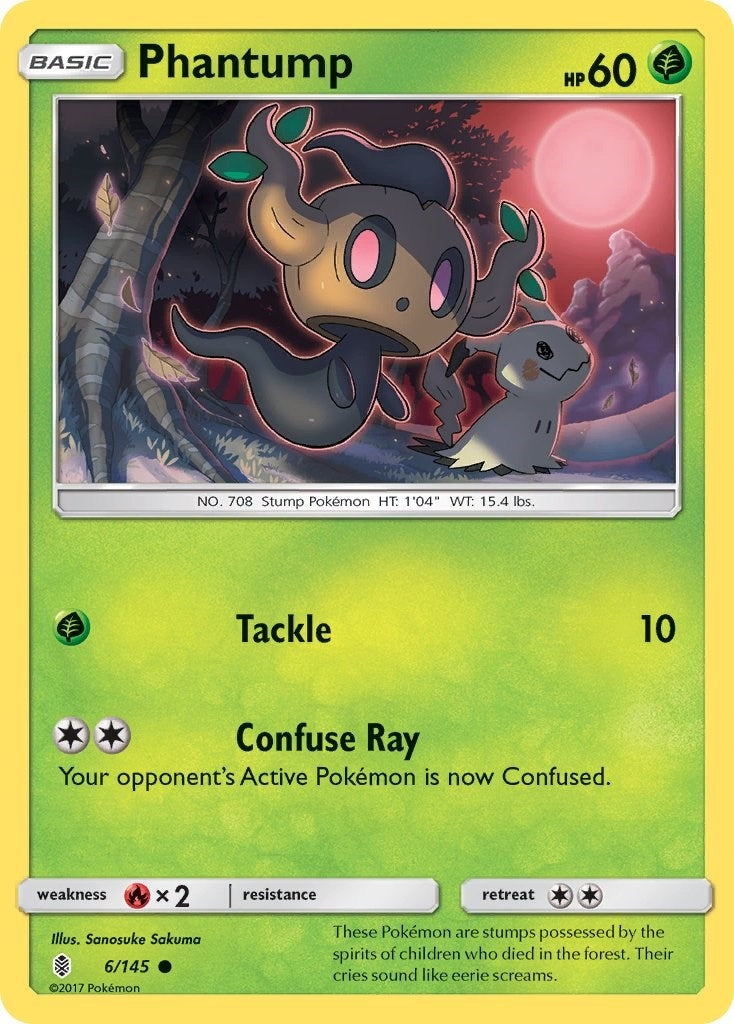 Image for Phantump (6/145) (SM - Guardians Rising) - Pokemon