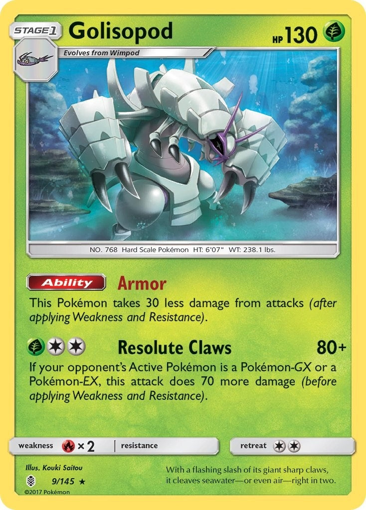 Image for Golisopod (9/145) (SM - Guardians Rising) - Pokemon