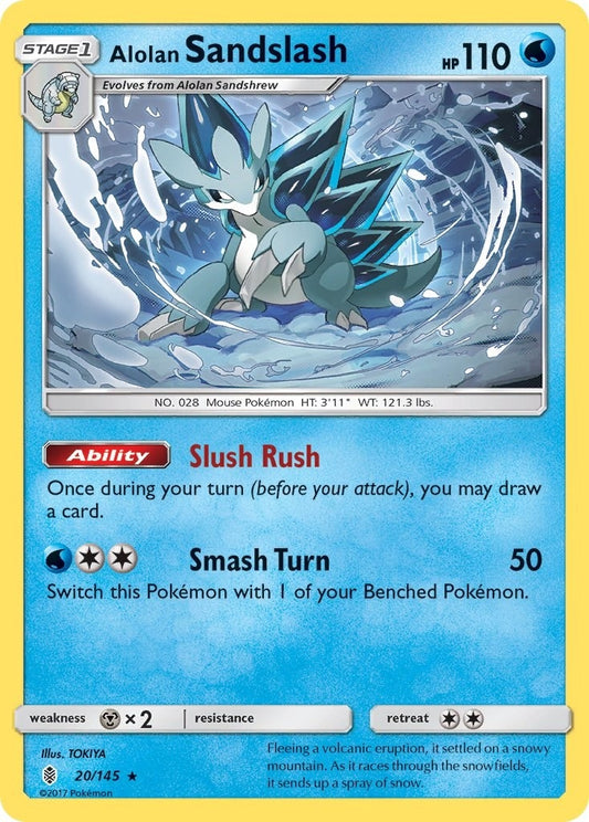 Image for Alolan Sandslash (20/145) (SM - Guardians Rising) - Pokemon