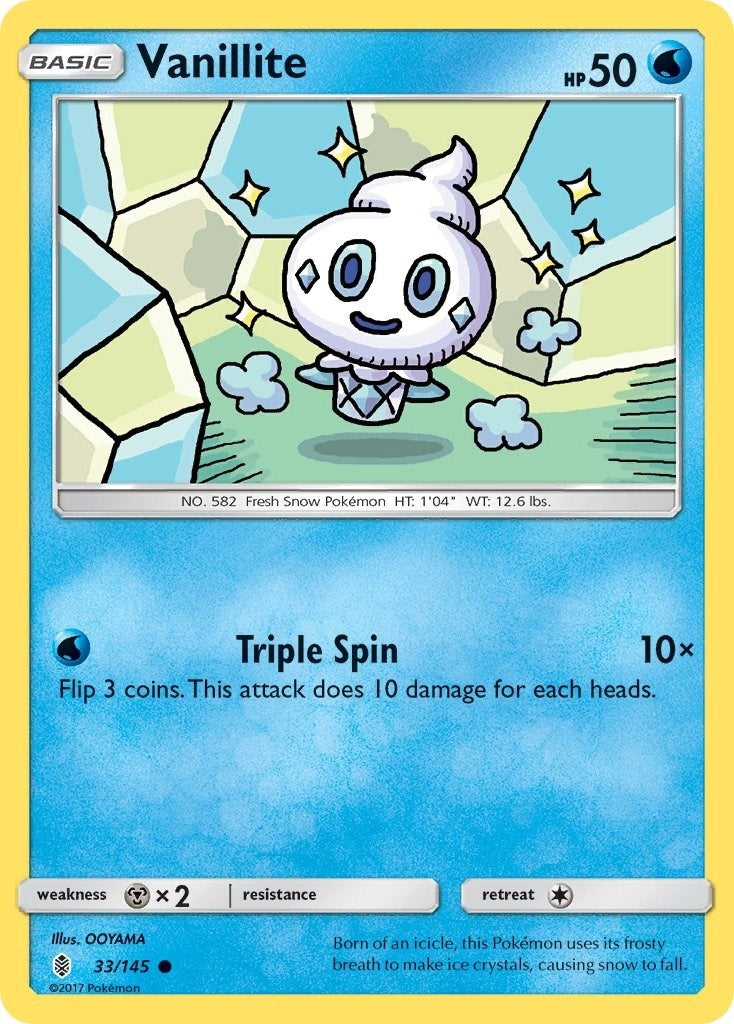Image for Vanillite (33/145) (SM - Guardians Rising) - Pokemon