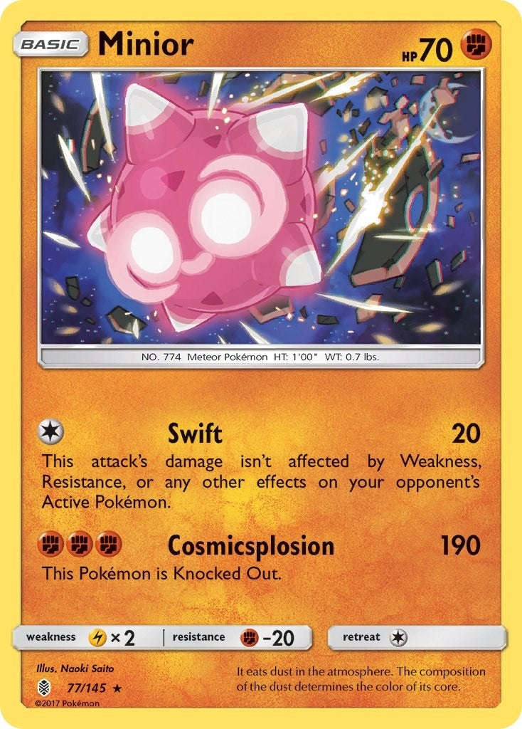 Image for Minior (77/145) (SM - Guardians Rising) - Pokemon