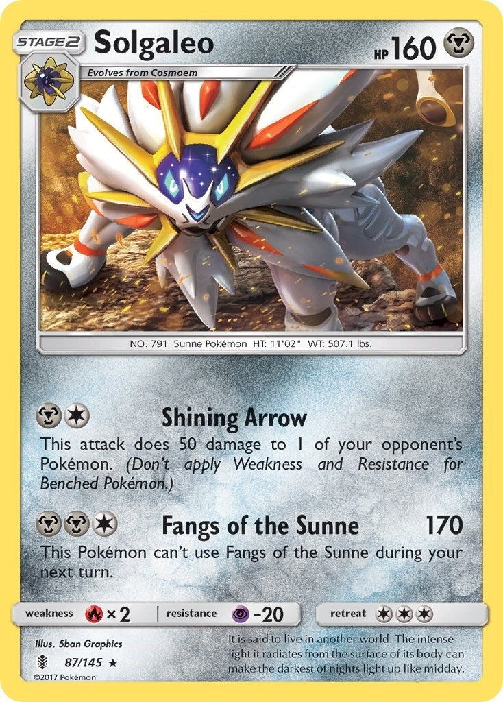 Image for Solgaleo (87/145) (SM - Guardians Rising) - Pokemon