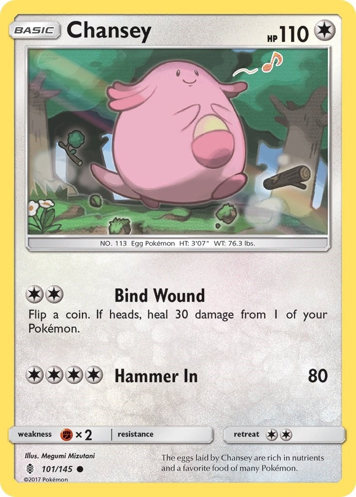 Image for Chansey (101/145) (SM - Guardians Rising) - Pokemon