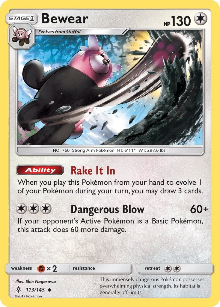 Image for Bewear (113/145) (SM - Guardians Rising) - Pokemon