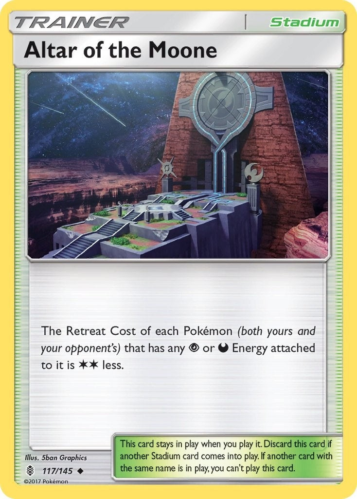Image for Altar of the Moone (117/145) (SM - Guardians Rising) - Pokemon