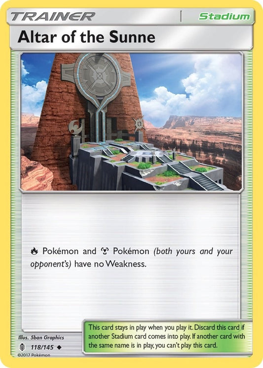 Image for Altar of the Sunne (118/145) (SM - Guardians Rising) - Pokemon