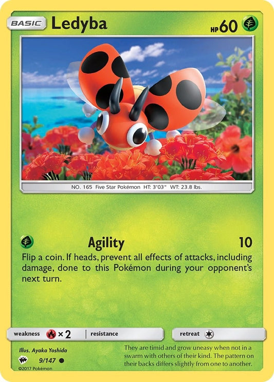 Image for Ledyba (9/147) (SM - Burning Shadows) - Pokemon