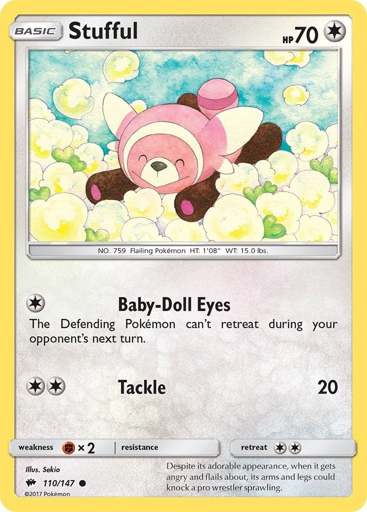 Image for Stufful (110/147) (SM - Burning Shadows) - Pokemon