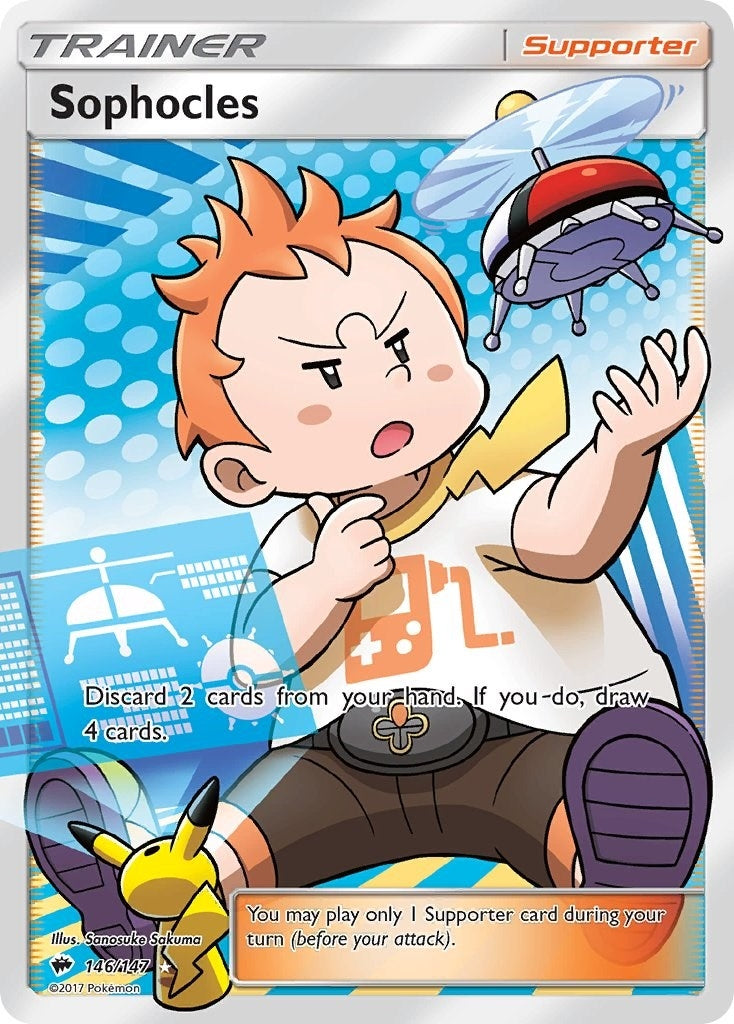 Image for Sophocles (Full Art) (146/147) (SM - Burning Shadows) - Pokemon