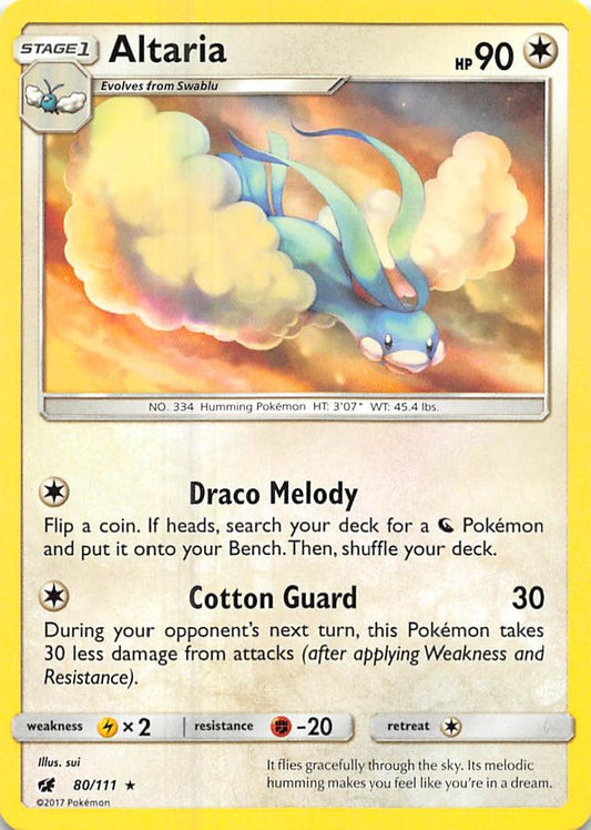 Image for Altaria (80/111) (SM - Crimson Invasion) - Pokemon