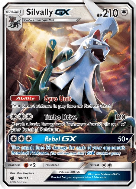 Image for Silvally GX (90/111) (SM - Crimson Invasion) - Pokemon
