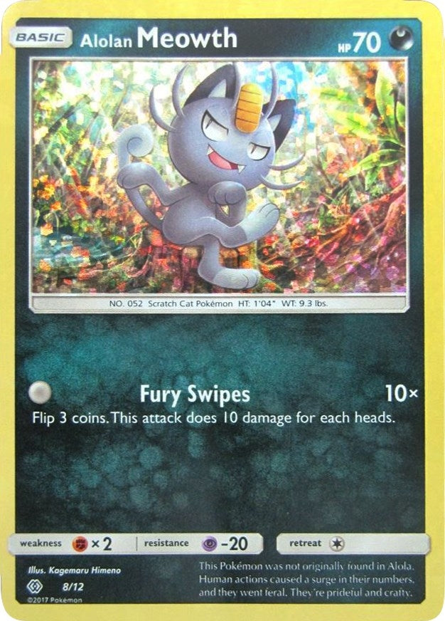 Image for Alolan Meowth (008/012) (McDonald's Promos 2017) - Pokemon
