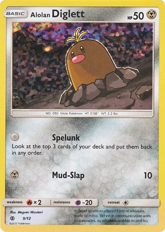 Image for Alolan Diglett (009/012) (McDonald's Promos 2017) - Pokemon