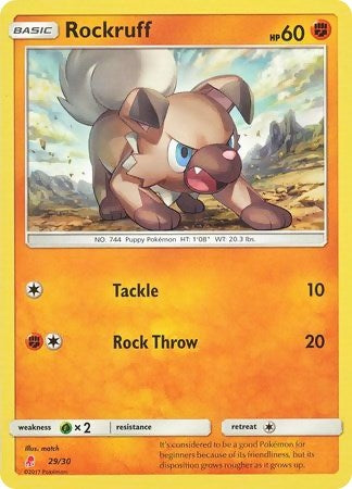 Image for Rockruff (#29) (29/30) (SM Trainer Kit: Lycanroc & Alolan Raichu) - Pokemon