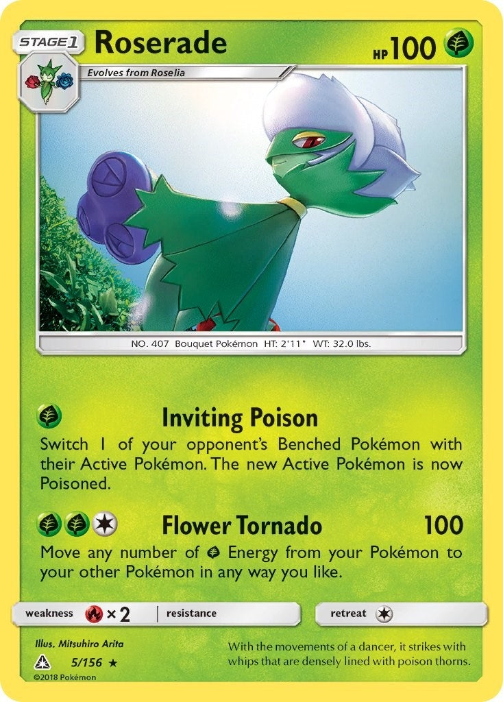 Image for Roserade (5/156) (SM - Ultra Prism) - Pokemon