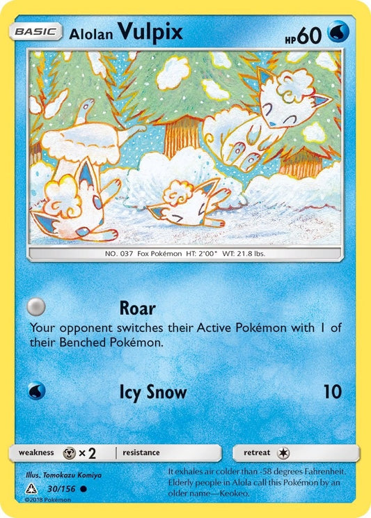 Image for Alolan Vulpix (30/156) (SM - Ultra Prism) - Pokemon