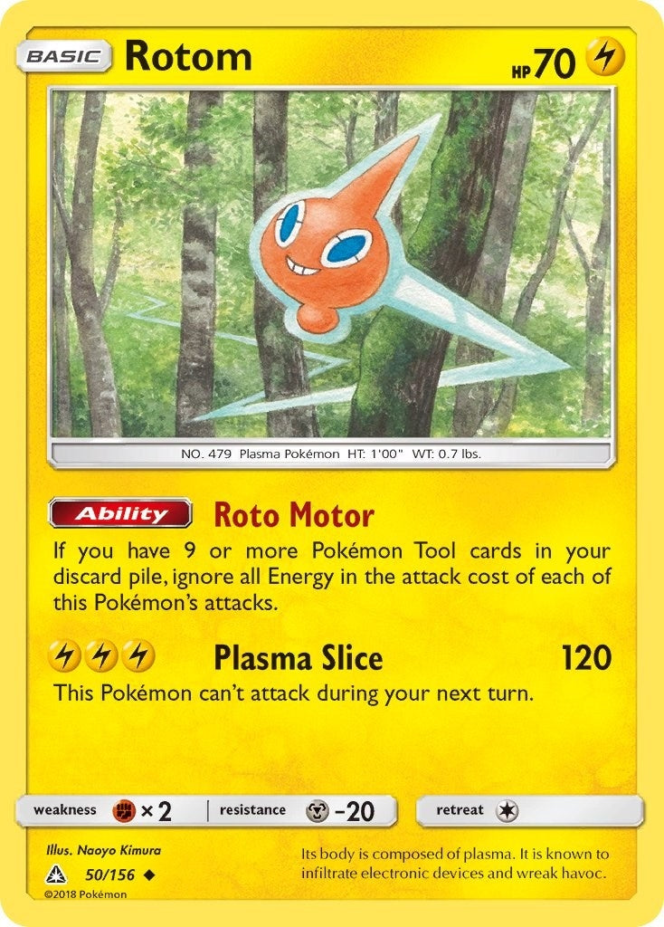 Image for Rotom (50/156) (SM - Ultra Prism) - Pokemon