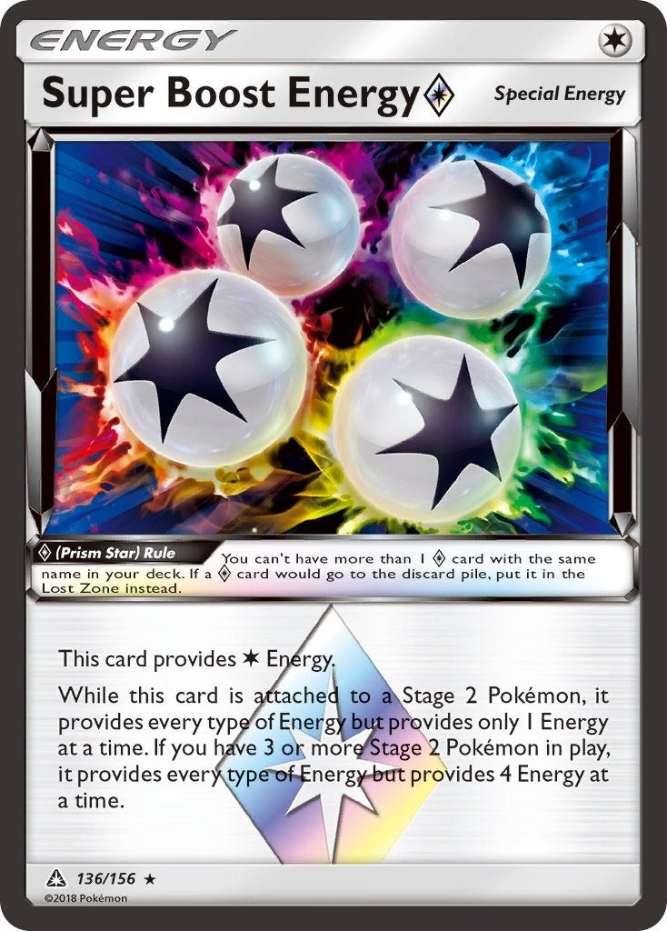 Image for Super Boost Energy Prism Star (136/156) (SM - Ultra Prism) - Pokemon