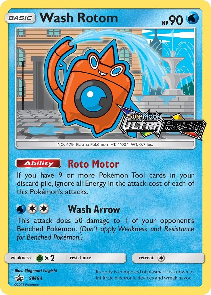 Image for Wash Rotom - SM94 (Prerelease) (SM94) (SM Promos) - Pokemon